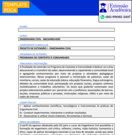 Portfólio Projeto de extensão I - Engenharia Civil