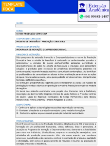 Projeto de extensão I - Produção Cervejeira